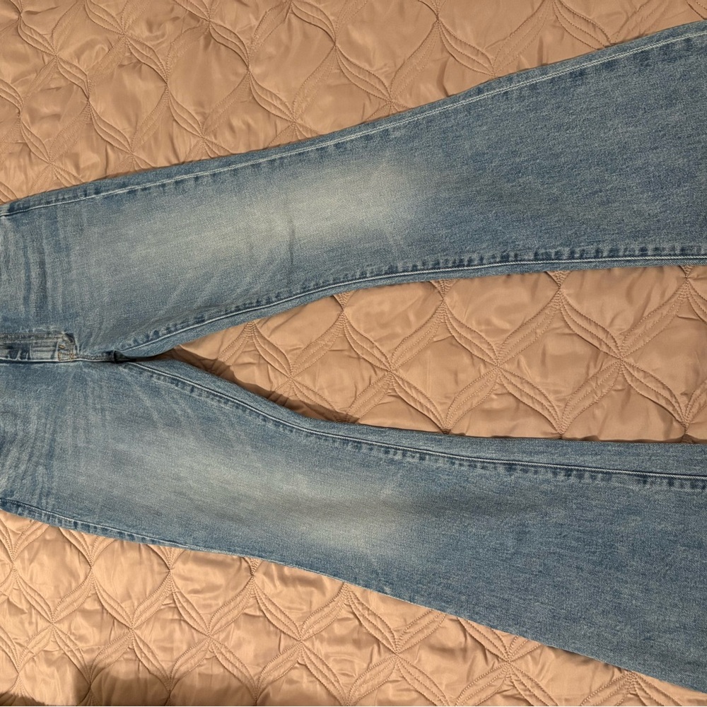 MOTHER Light Blue Flare Jeans